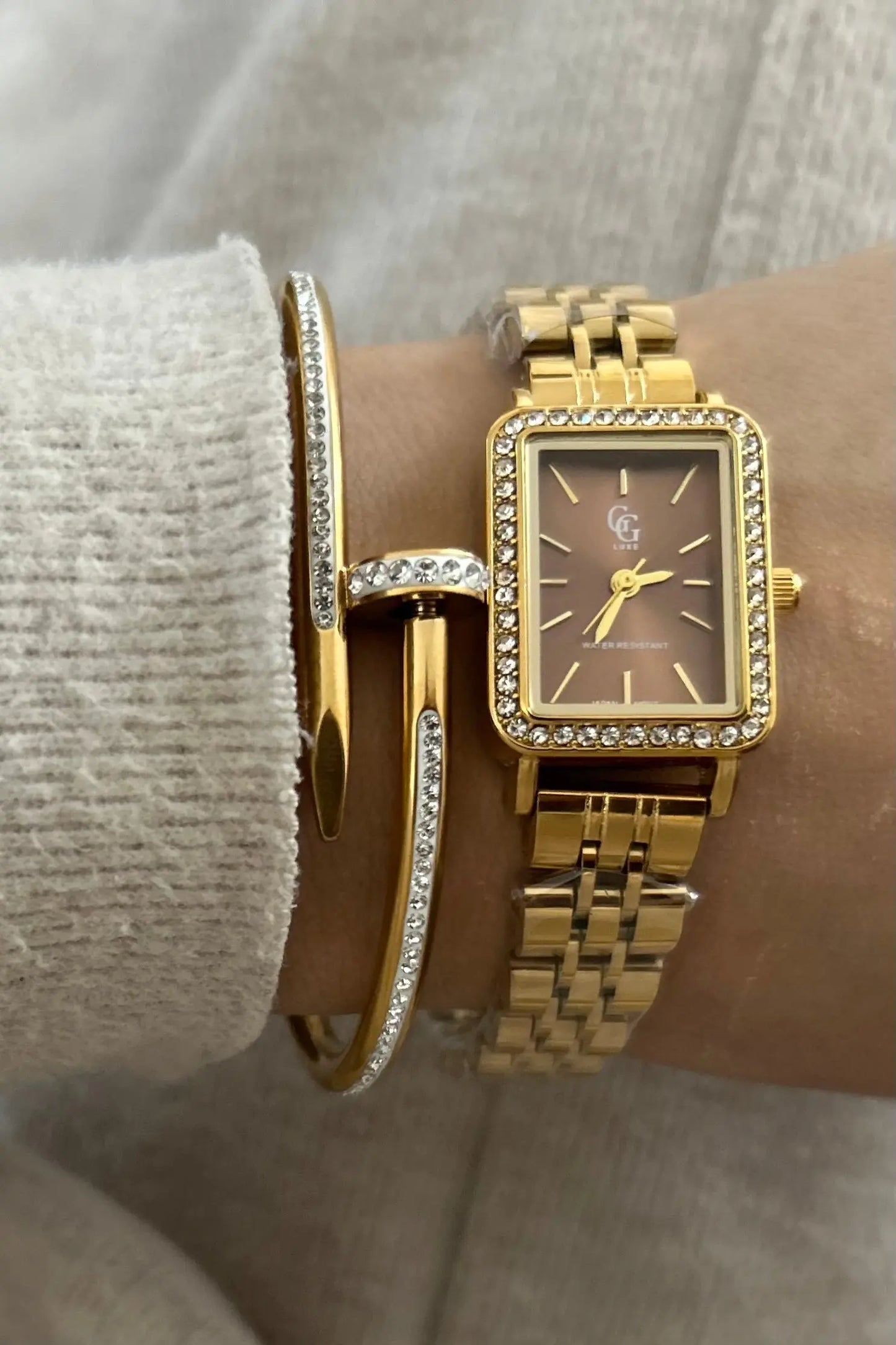 Montre beige - Mabrine Jewelry