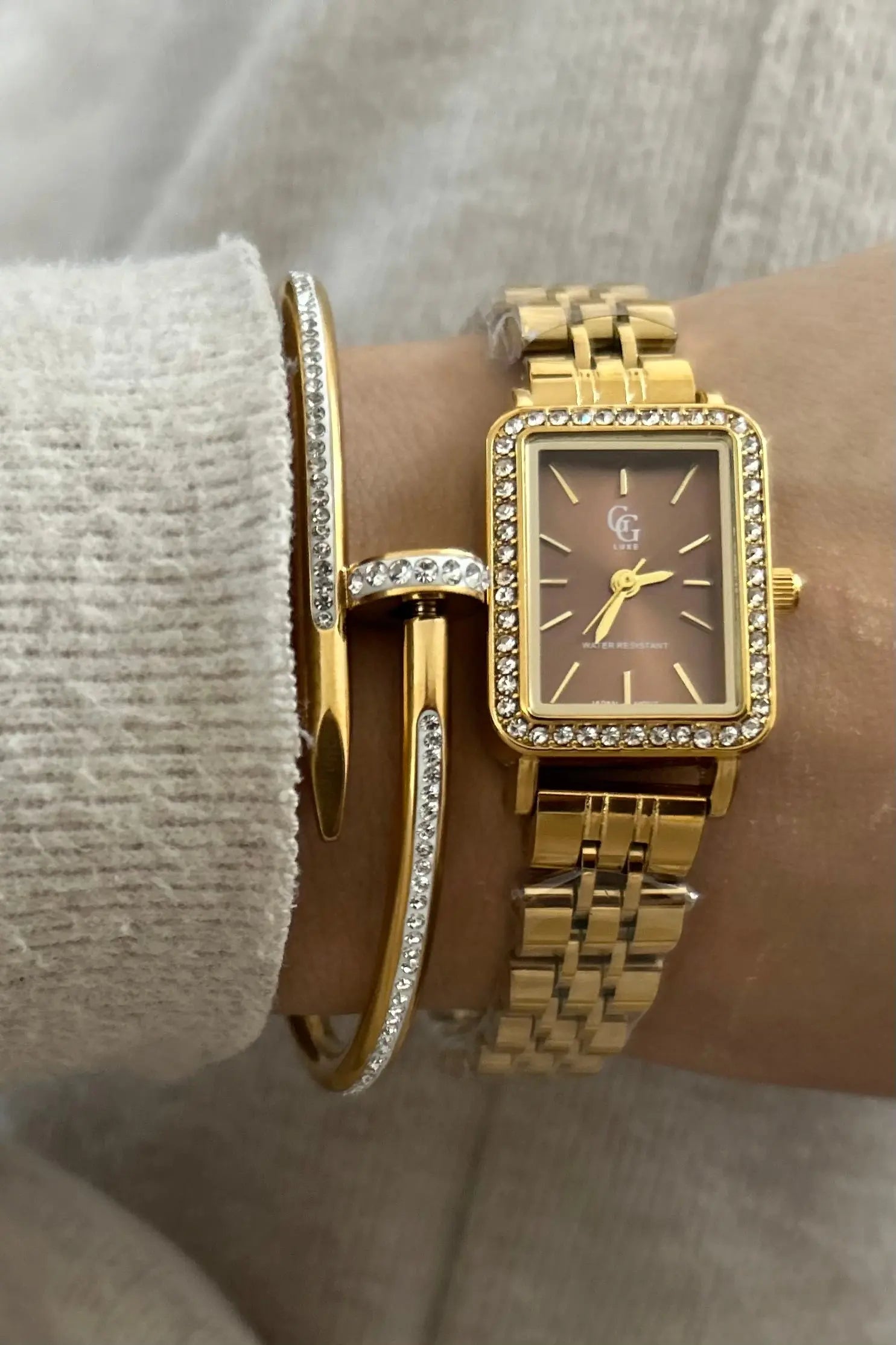 Montre beige - Mabrine Jewelry