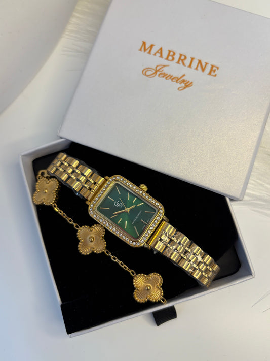Montre Luxy- Hypoallergénique et résistante à l’eau - Mabrine Jewelry